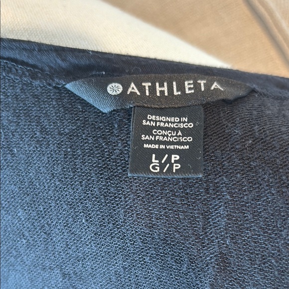 Athleta Black Sleeveless Jumpsuit with Tapered Ankle LP - Picture 4 of 6